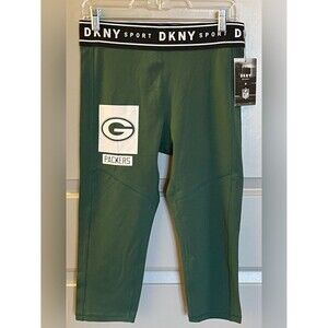 NFL Green Bay Packers DNKY Women’s Capri Leggings Large NWT